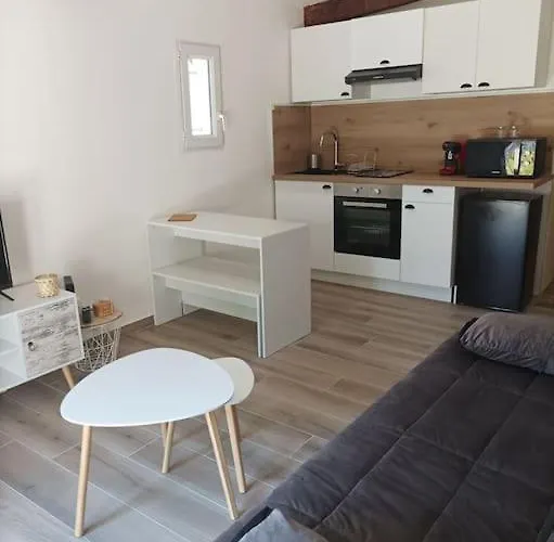 Studio Meuble Climatise Avec Terrasse